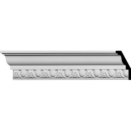 MLD03X01X03EG 3"H x 1-1/2"P x 3-3/8"F x 94-5/8"L Egg & Dart Crown Molding