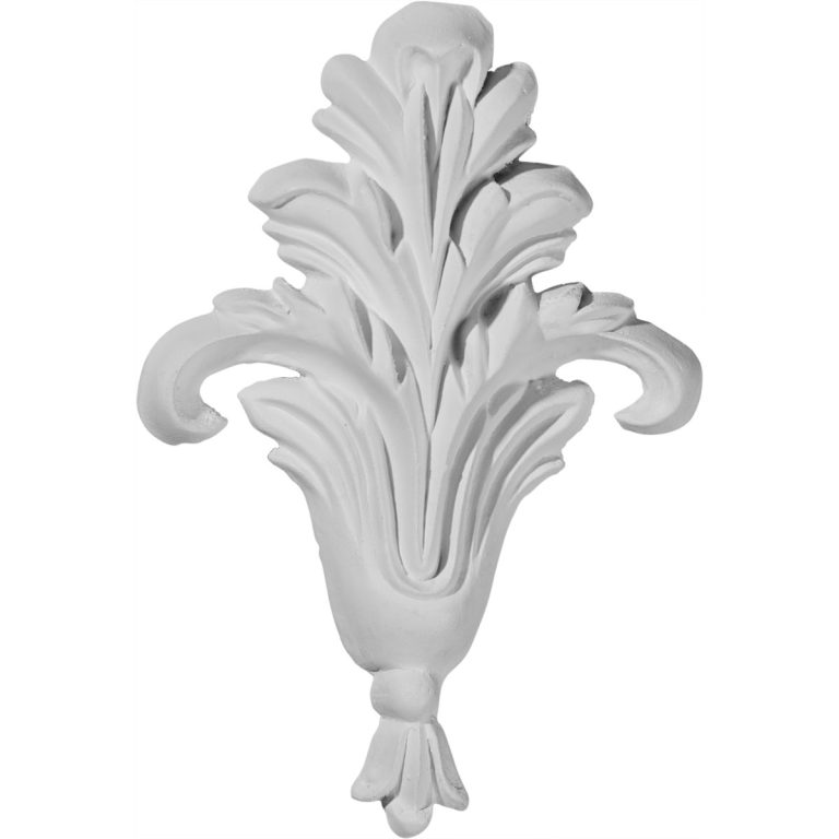 ONL03X04X01LF 3"W x 4-1/2"H x 1/2"P Small Foliage Onlay