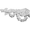 ONL03X07X01FL-L 7-3/4"W x 3"H x 7/8"P Floral Ribbon Onlay Left