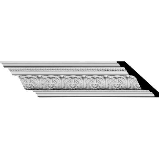 MLD03X04X06PA 3-3/4"H x 4-5/8"P x 6"F x 94-5/8"L Palmetto Crown Molding