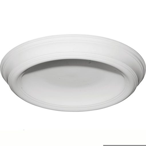 DOME37TR 37-3/8"OD x 26-1/2"ID x 4"D Traditional Smooth Surface Mount Ceiling Dome
