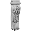 C8040 4-7/8"W x 2-3/4"D x 15-1/4"H Leaf Drop Corbel