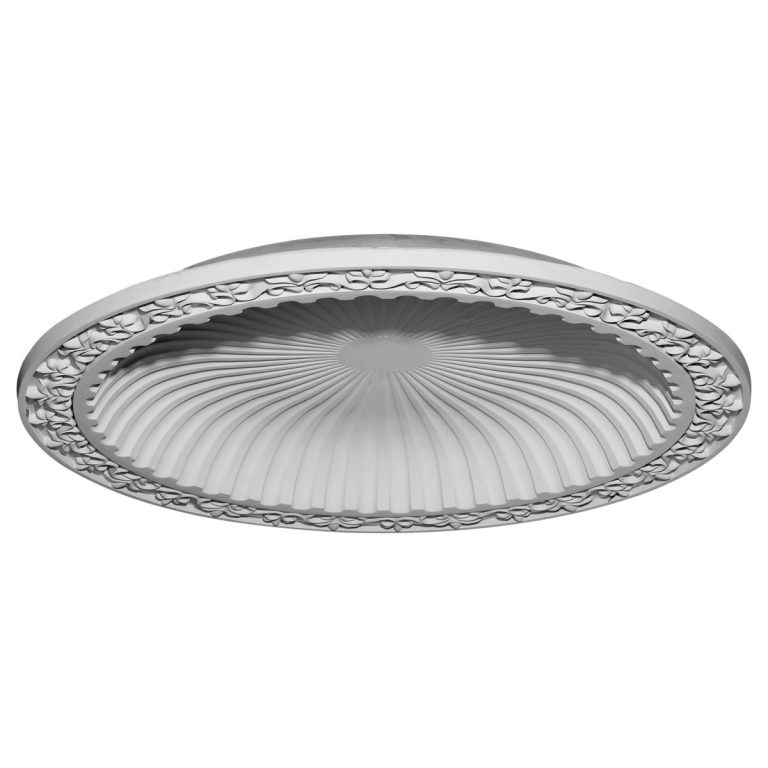 DOME47MI 47"OD x 38-3/8"ID x 5-1/4"D Milton Recessed Mount Ceiling Dome (41" Diameter x 4-5/8"D Rough Opening)