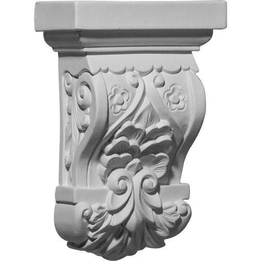 COR05X02X08EM 5-1/2"W x 2-3/4"D x 8-1/4"H Emery Leaf Corbel