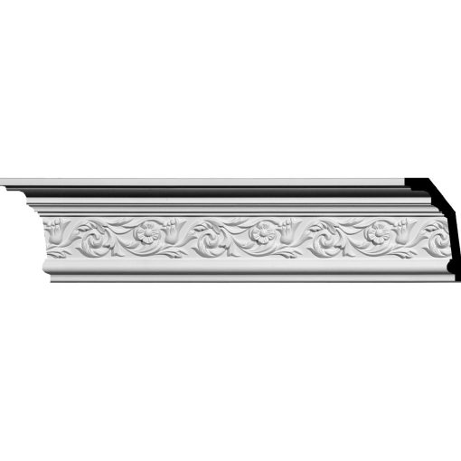 MLD05X02X06SP 5-1/8"H x 2-7/8"P x 6"F x 94-5/8"L Springtime Crown Molding