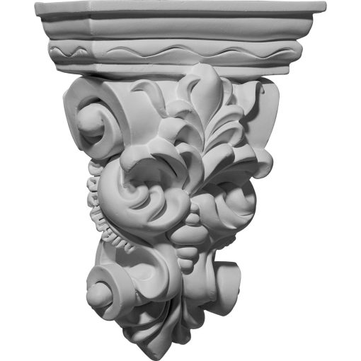 COR06X02X08LF 6-1/4"W x 2-7/8"D x 8-1/4"H Leaf Bunch Corbel
