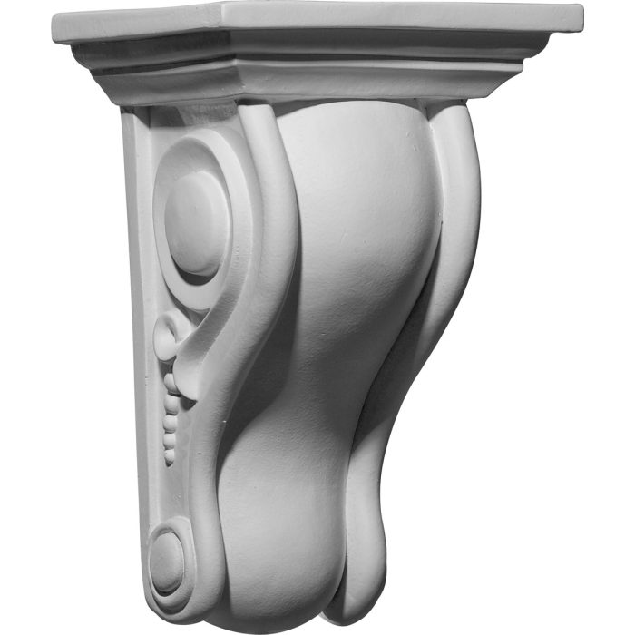 COR06X05X10HO 6-5/8"W x 5-1/4"D x 10"H Holmdel Smooth Scroll Corbel