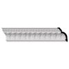 MLD07X05X09OD 7-3/4"H x 5-1/2"P x 9-1/2"F x 96"L Odessa Leaf Dentil Crown Molding
