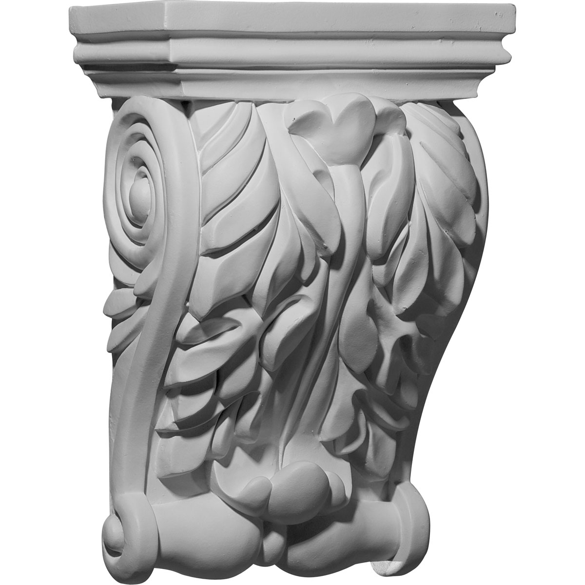 COR07X04X11LF 7-3/4"W x 3-7/8"D x 11"H Leaf Corbel