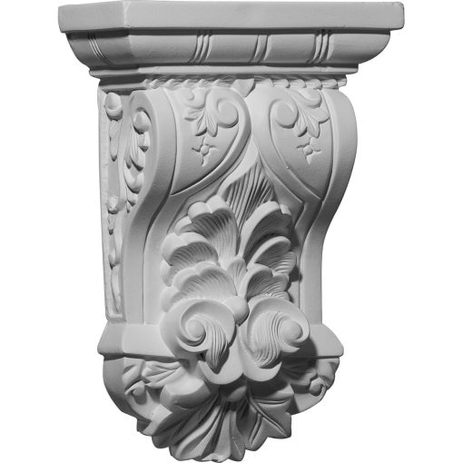 COR07X03X10NA 7-1/4"W x 3"D x 10-1/8"H Nadia Leaf Corbel