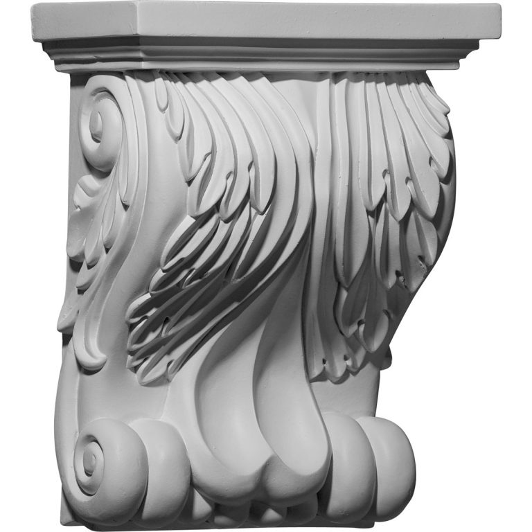COR08X04X11FO 8-3/4"W x 4-5/8"D x 11"H Forest Leaf Corbel