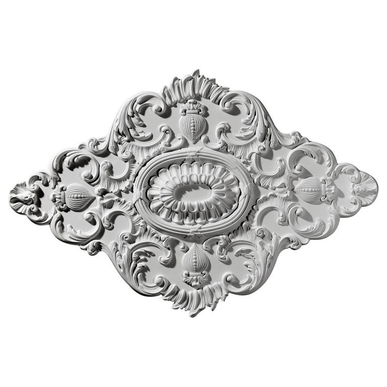 CM42X28AS 42-3/4"W x 28-7/8"H x 1"P Ashford Ceiling Medallion