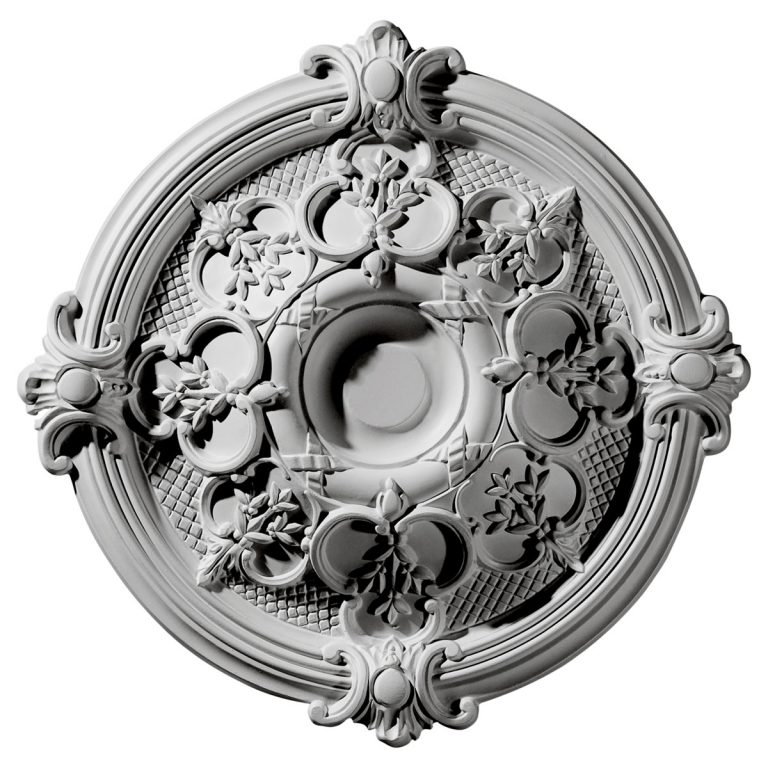 CM17HA 17-3/8"OD x 3-3/4"ID x 1-3/4"P Hamilton Ceiling Medallion