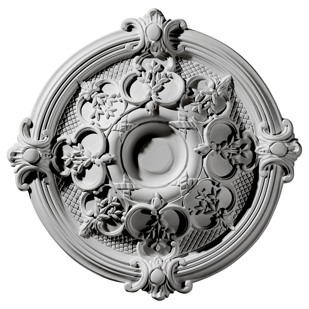 CM17HA 17-3/8"OD x 3-3/4"ID x 1-3/4"P Hamilton Ceiling Medallion