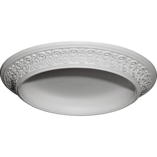 DOME34BE 34-1/2"OD x 25"ID x 3-1/2"D Bedford Surface Mount Ceiling Dome
