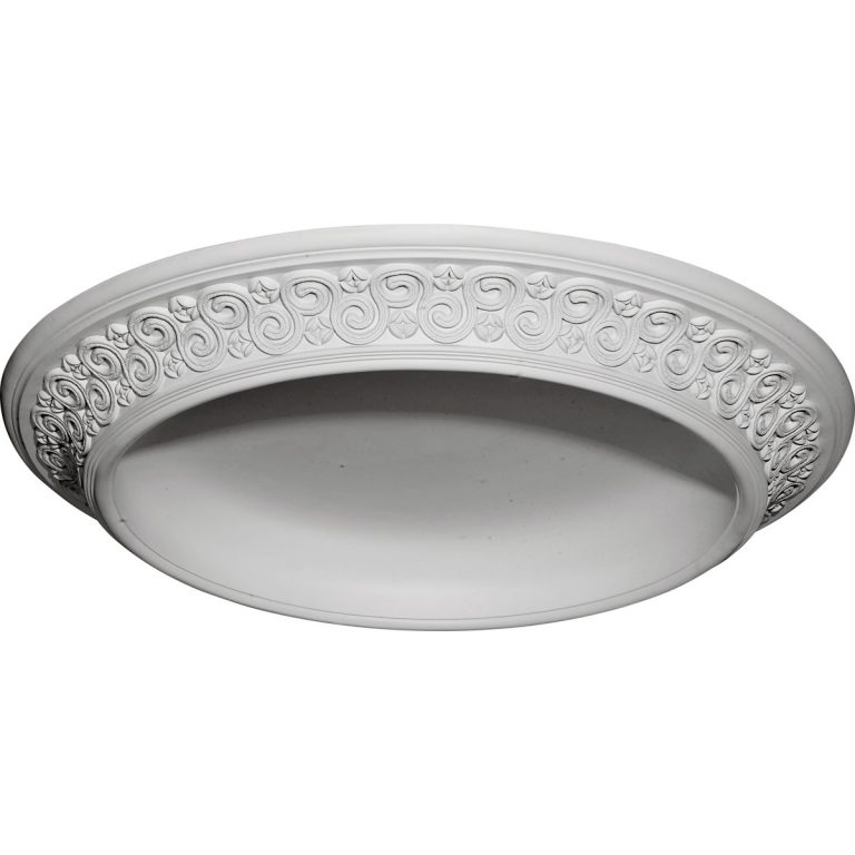 DOME34BE 34-1/2"OD x 25"ID x 3-1/2"D Bedford Surface Mount Ceiling Dome
