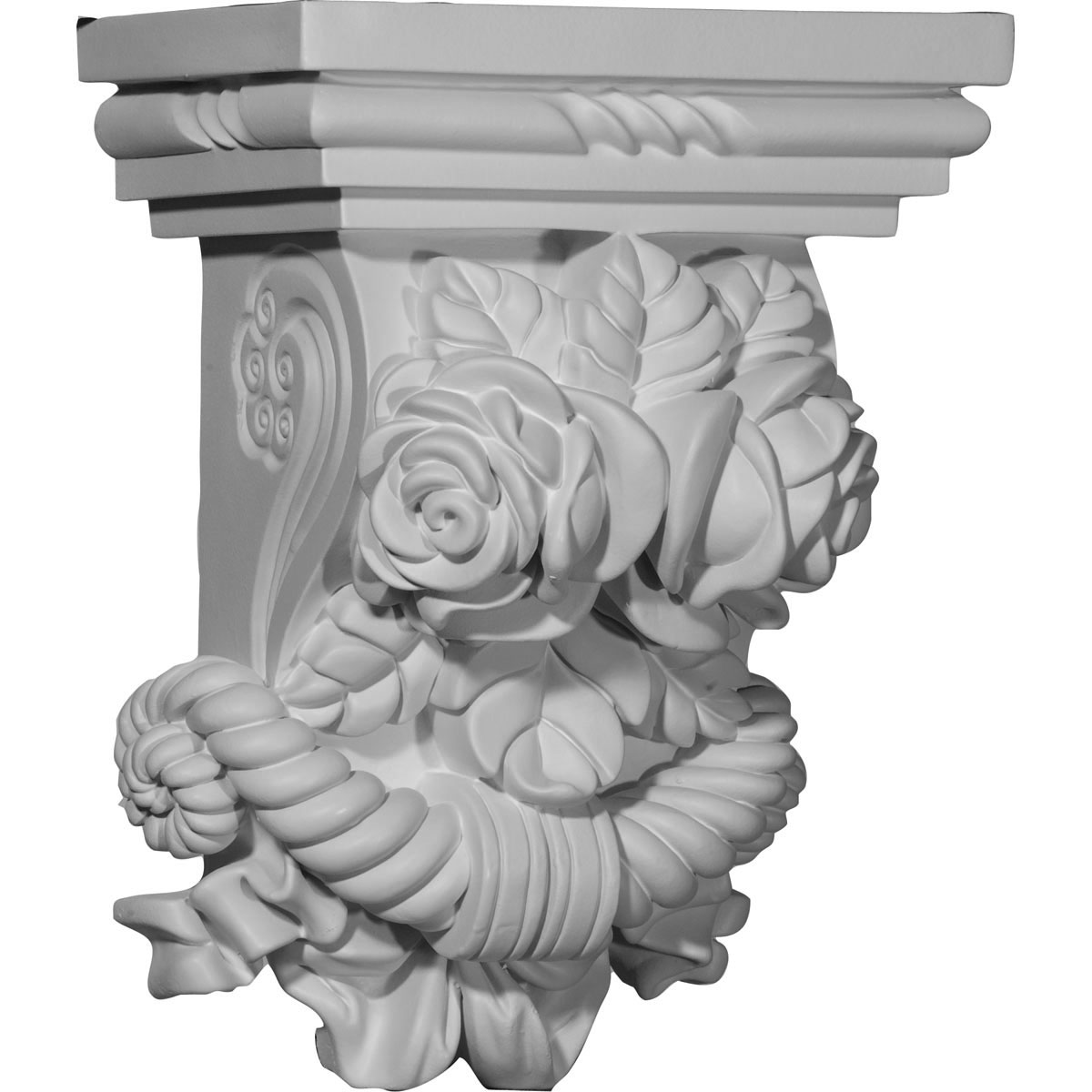 COR08X05X11RO 8-1/2"W x 5-1/4"D x 11-3/8"H Rose Corbel