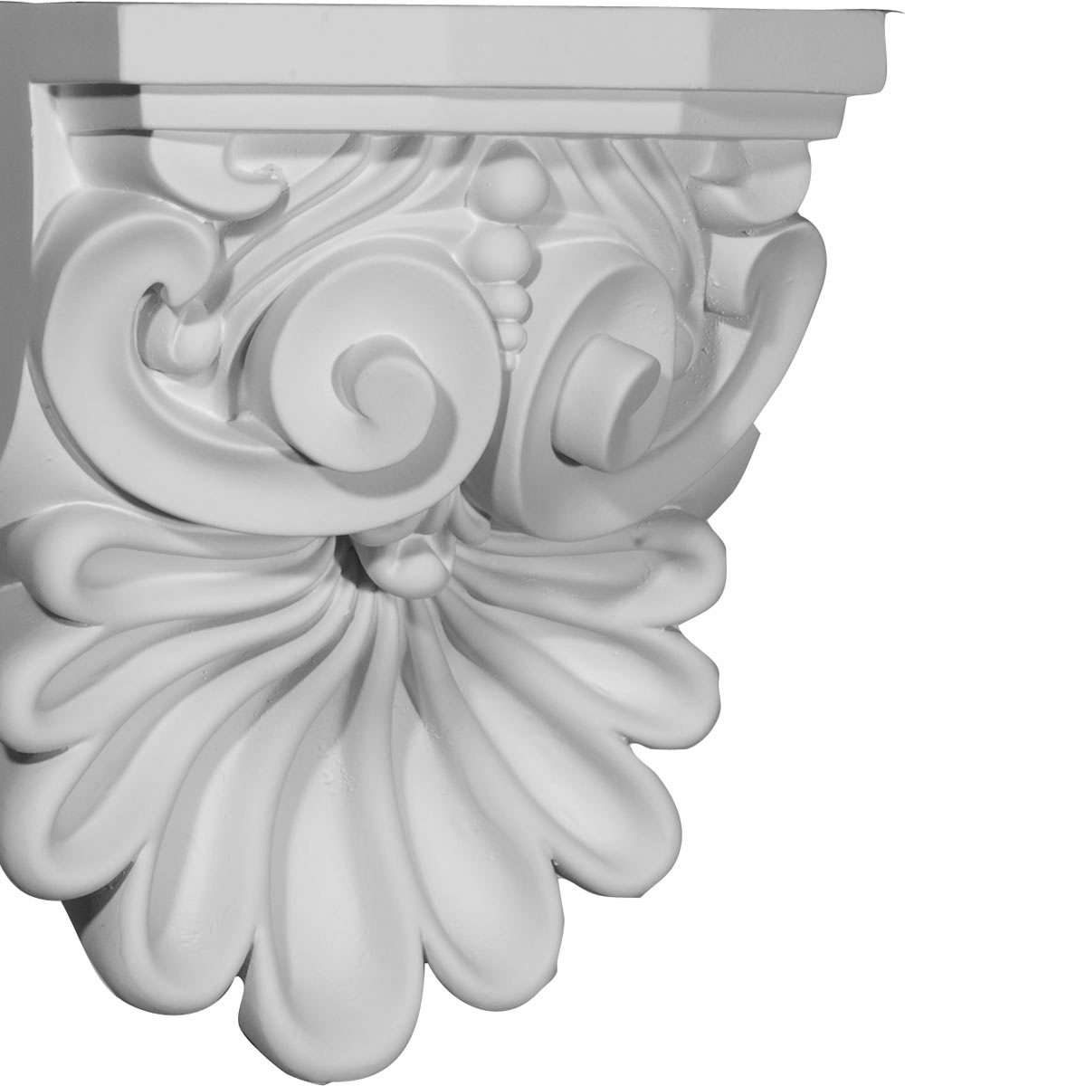 COR06X05X09QU 6-3/8"W x 5-5/8"D x 9"H Quentin Shell Corbel