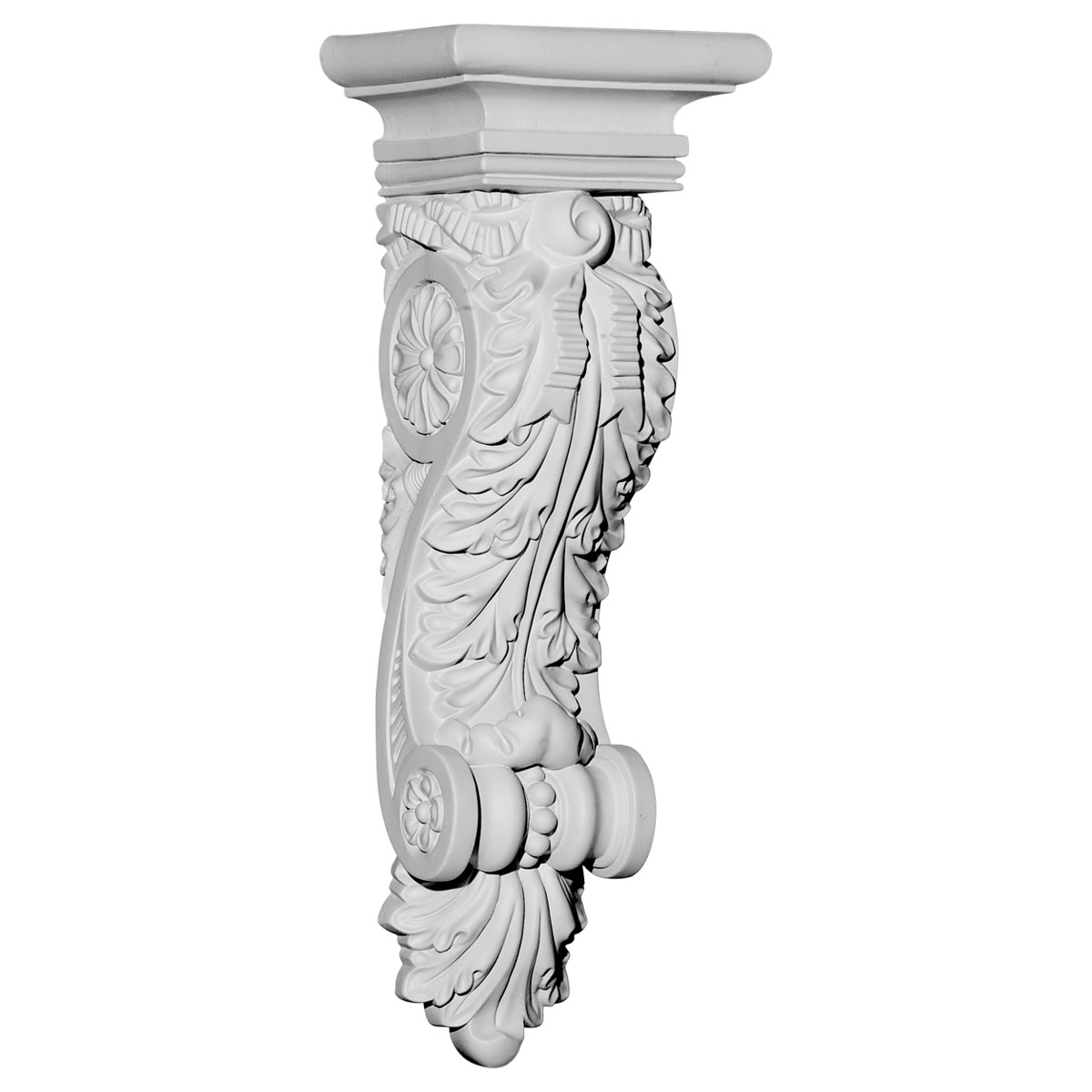 COR05X04X15AC 5-3/8"W x 4-1/8"D x 15-1/2"H Acanthus Ribbon Corbel