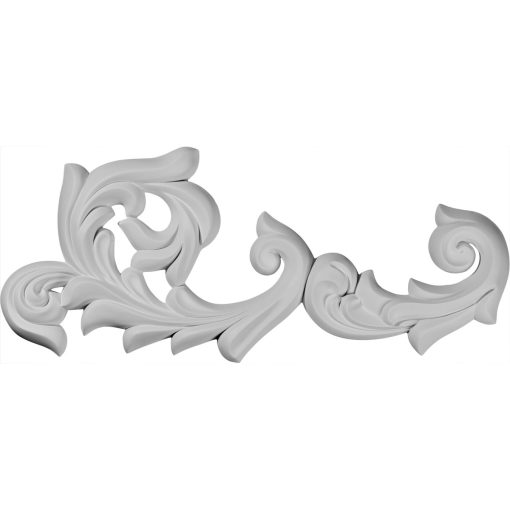 ONL26X10X01SU-R 26-3/4"W x 10-3/4"H x 1-5/8"P Sussex Flourish Onlay Right