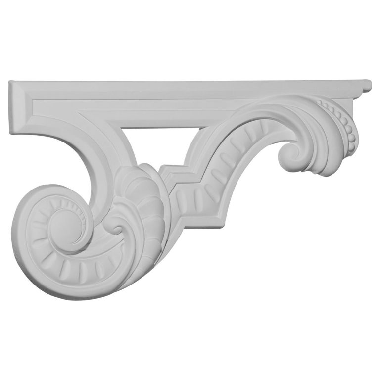 SB12X06SC-R 12-3/8"W x 6-5/8"H x 3/4"D Scroll Stair Bracket,Right