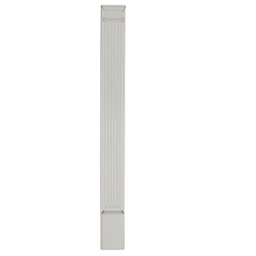 PIL08X108X02 8" Width x 108" Height x 2 3/4" Depth with 14" Attached Plinth, Fluted Pilaster (Per Pair)