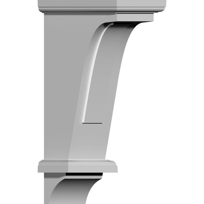 BKT06X12X04BE 4-1/4"W x 6-1/2"D x 12"H Bedford Bracket