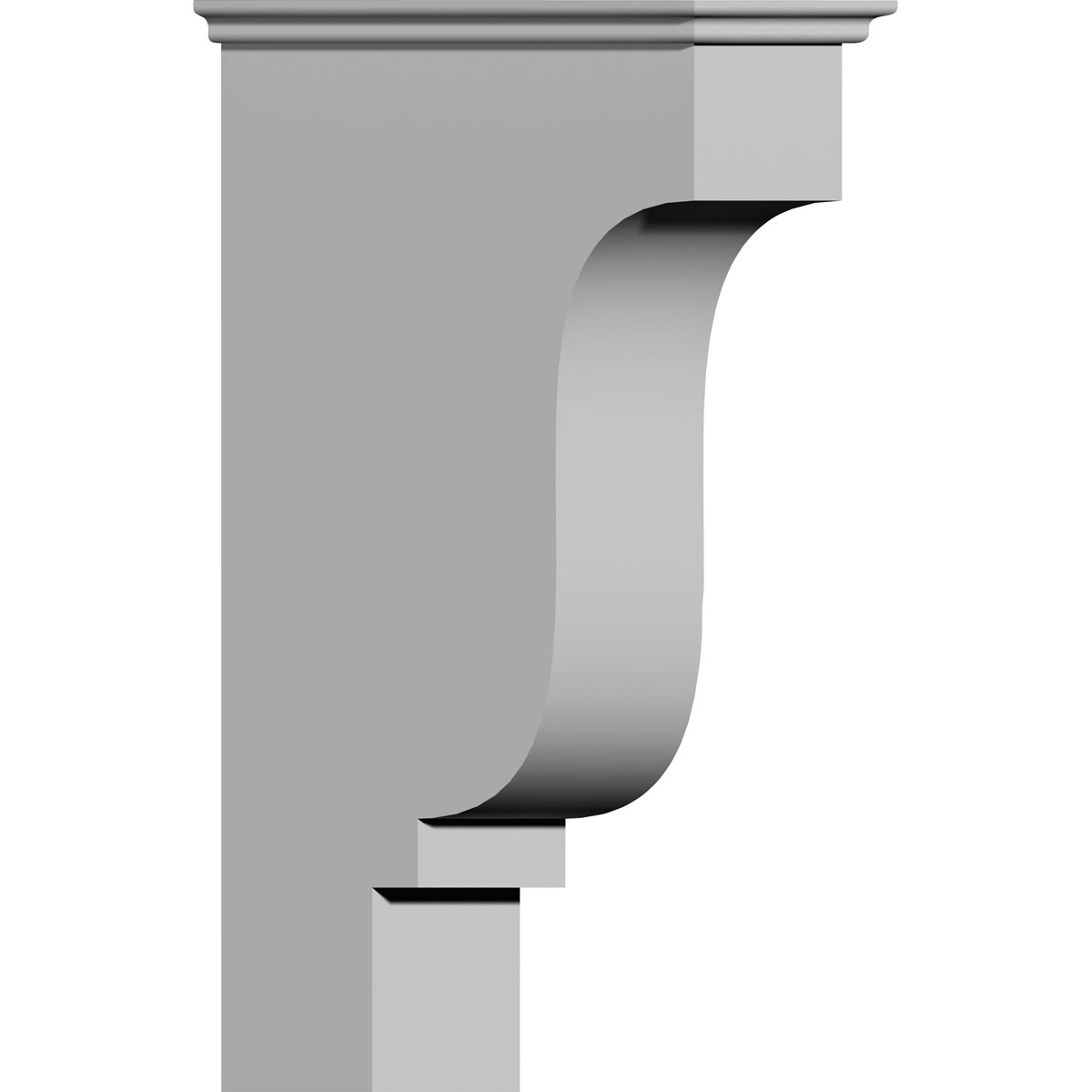 BKT10X16X04ED 4-1/8"W x 16-1/4"D x 10-1/2"H Edinburgh Bracket