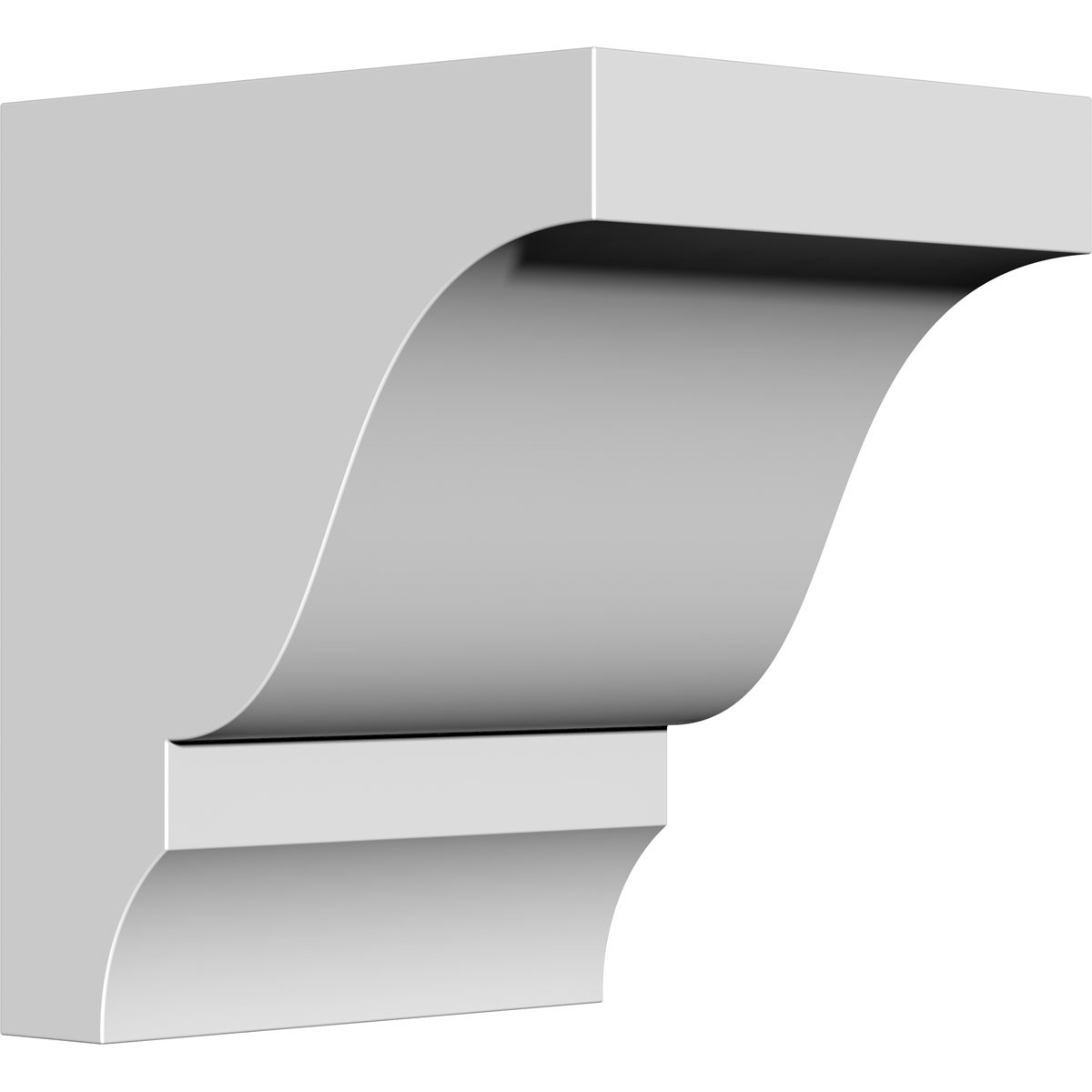 BKT05X06X04WG 4-1/2"W x 4-1/2"D x 6"H Wigan Bracket