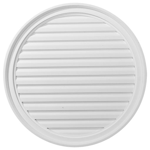 GVRO30D 30"W x 30"H Round Gable Vent Louver,Decorative