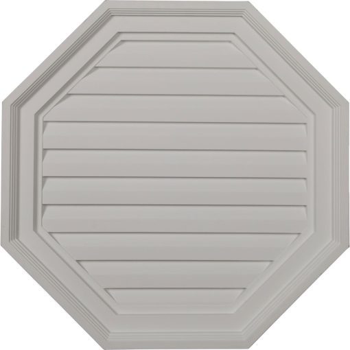 GVOC22X22D 22"W x 22"H x 2-1/8"P Octagon Gable Vent Louver,Decorative