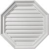 GVOC22X22F 22"W x 22"H x 2-1/8"P Octagonal Gable Vent Functional