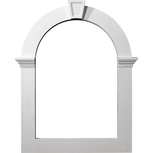 GVCAT32X22 22"IW x 32"IH Gable Vent Louver Trim,Art Deco Style use with GVCA22X32