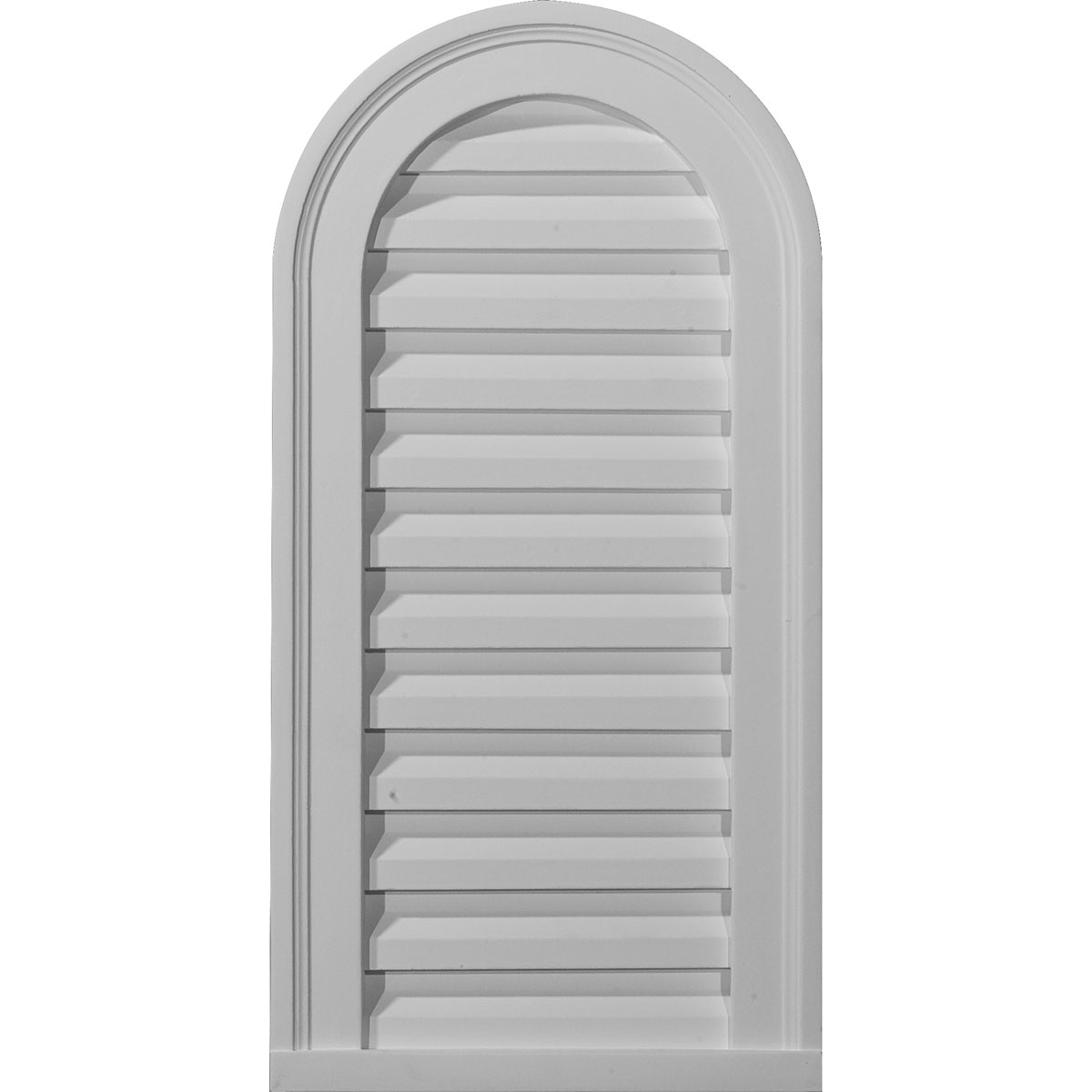 GVCA14X32D 14"W x 32"H Cathedral Gable Vent Louver, Decorative