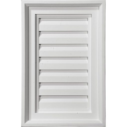 GVVE24X36F 24"W x 36"H Vertical Gable Vent Louver,Functional