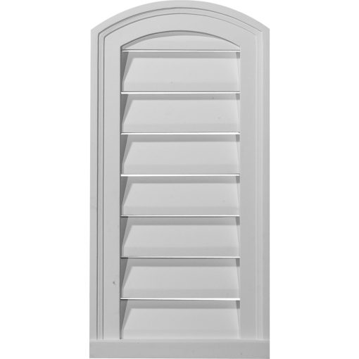 GVEY18X30F 18"W x 30"H Eyebrow Gable Vent Louver,Functional