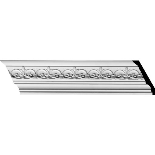MLD03X03X05LI 3-1/2"H x 3-7/8"P x 5-1/4"F x 94-1/2"L Lisbon Dentil Crown Molding