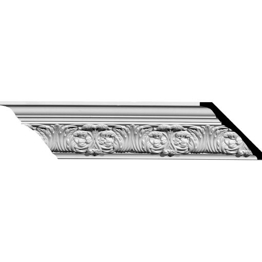 MLD03X04X05MA 3-3/4"H x 4-1/8"P x 5-1/2"F x 96"L Marcella Dentil Crown Molding