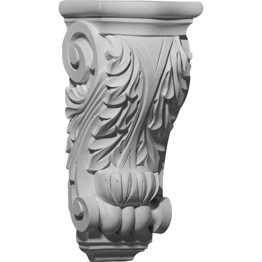 COR05X03X09BR 5-1/2"W x 3-7/8"D x 11-3/4"H Bremen Acanthus Corbel