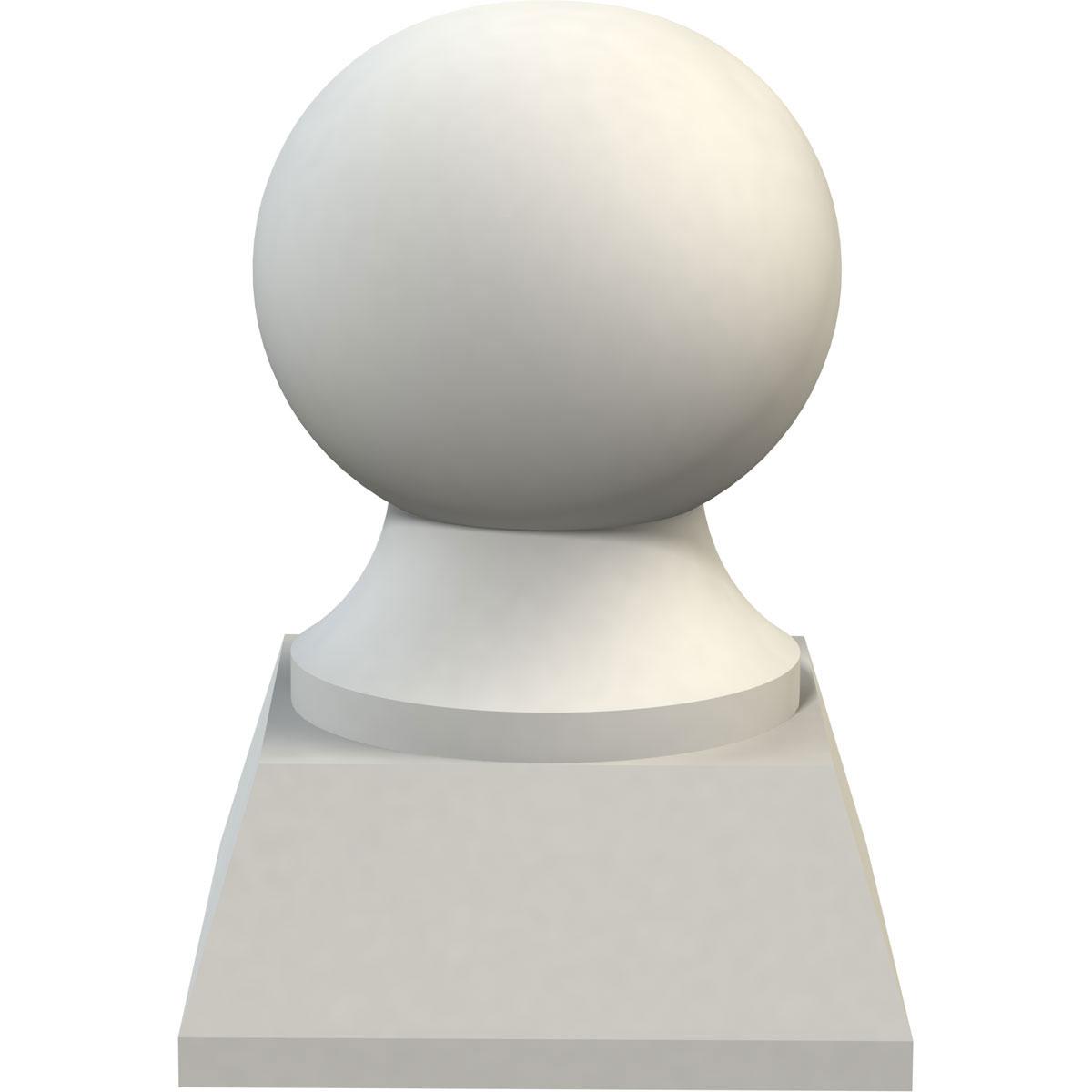 FIN03X04TR 3-3/8"OD x 4-3/4"H Traditional Finial