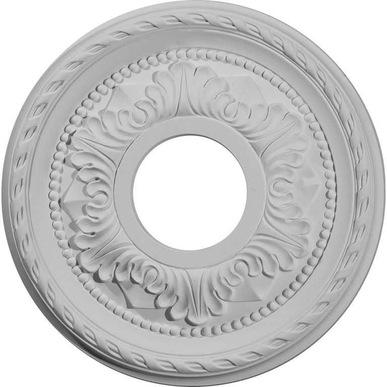 CM11PM 11-3/8"OD x 3-5/8"ID x 7/8"P Palmetto Ceiling Medallion