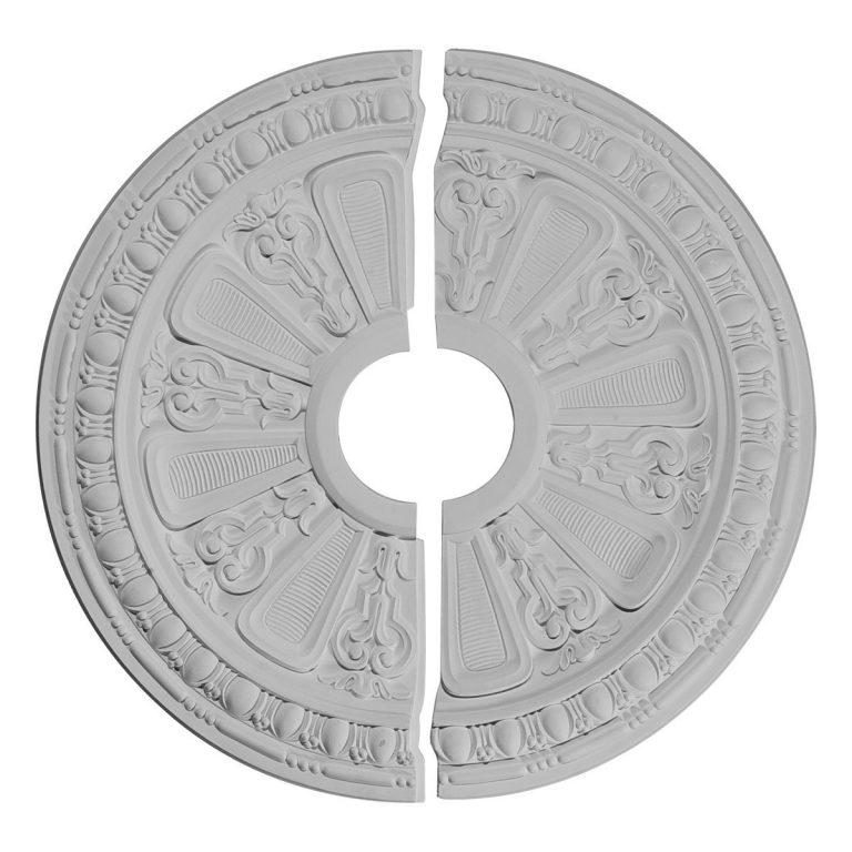 CM17RA2 17-5/8"OD x 3-5/8"ID x 7/8"P Raymond Ceiling Medallion,Two Piece