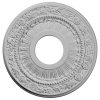 CM12NA 12-1/8"OD x 3-5/8"ID x 7/8"P Nadia Ceiling Medallion