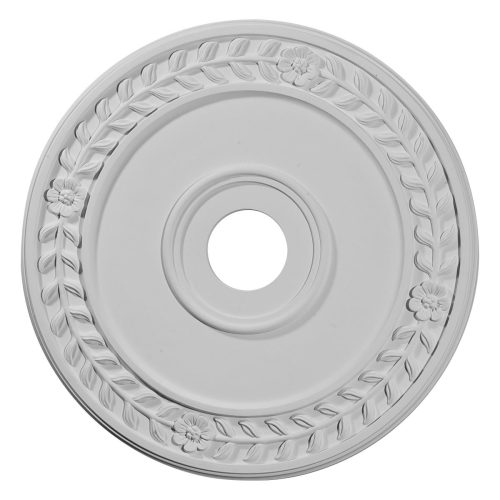 CM21WR 21-1/8"OD x 3-5/8"ID x 7/8"P Wreath Ceiling Medallion (Fits Canopies up to 6")