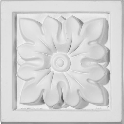 PB03X03FL 3-1/2"W x 3-1/2"H x 1-1/4"P Floral Plinth Block