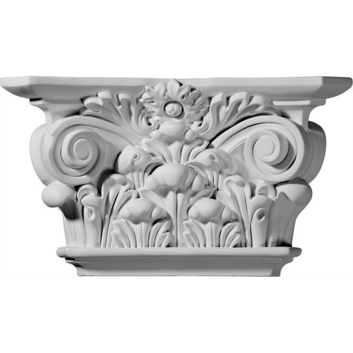 CAP12X06X03AC 12-1/4"W x 6-7/8"H x 3-1/2"D Acanthus Leaf Capital (Fits Pilasters up to 5-3/4"W x 5/8"D)
