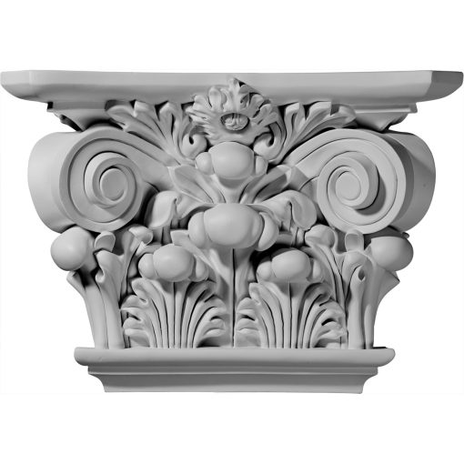 CAP17X11X05AC 17-1/2"W x 11-7/8"H x 5-1/4"D Acanthus Leaf Capital (Fits Pilasters up to 9-1/2"W x 1-3/4"D)