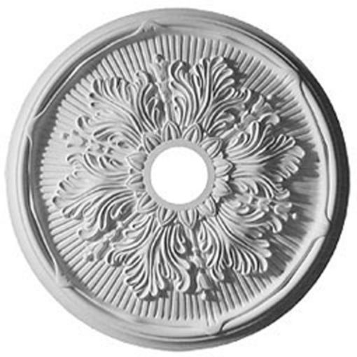 CM23LU 23-3/4"OD x 3-5/8"ID x 1-7/8"P Luton Leaf Ceiling Medallion
