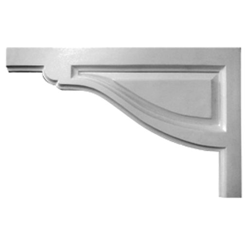 SB08X05TR-L 8"W x 5"H x 1/2"D Small Traditional Stair Bracket,Left