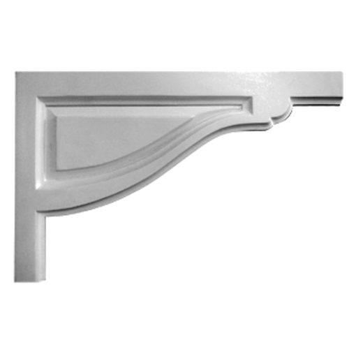 SB08X05TR-R 8"W x 5"H x 1/2"D Small Traditional Stair Bracket,Right